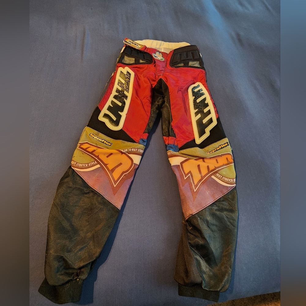 Thor Red and Black Racing Pants